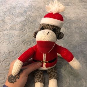 Christmas Monkey Plush